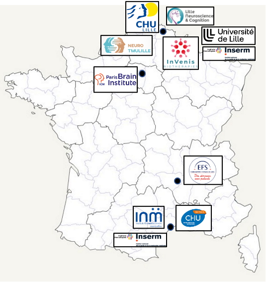 Carte des partenaires du RHU